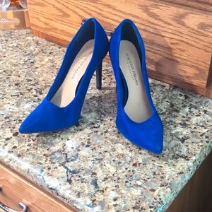Blue suede shoes